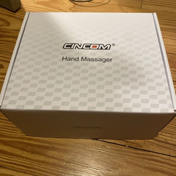 CINCOM Rechargeable Hand Massager w/Heat / Compression PINK CM-026H Sealed Gift - Picture 2 of 4